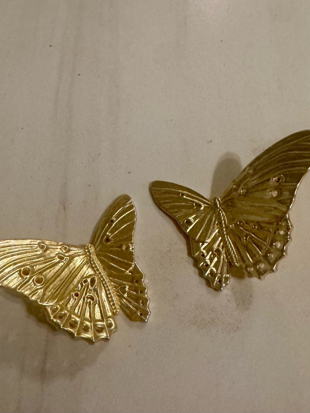 Gold Butterfly elegant earrings  🦋